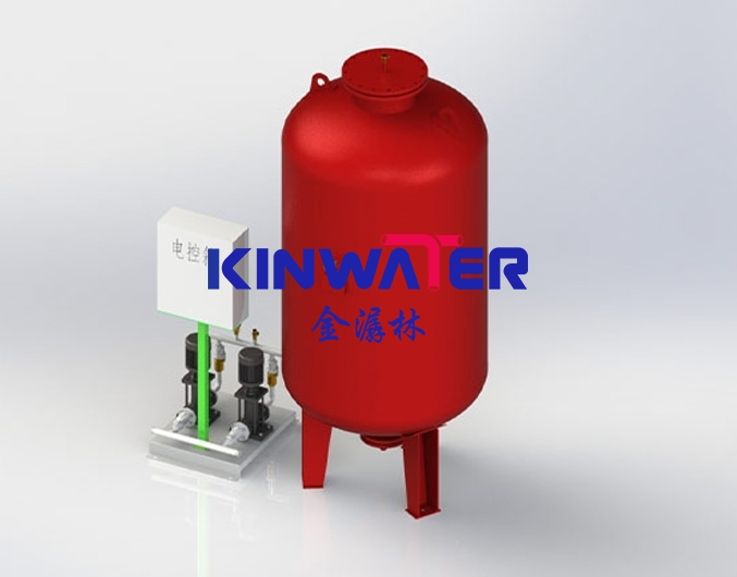 Vertical double-pump fixed-pressure water replenishment unit